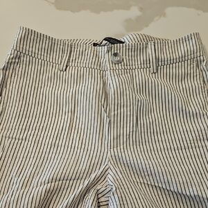 Zara Monochrome Striped Trousers